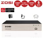 ZOSI 8 Channel 1080p HD H.265+ CCTV DVR Recorder for Home Security Camera System
