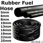 RUBBER REINFORCED FUEL HOSE ENGINE UNLEADED PETROL DIESEL OIL LINE FUEL PIPE E10
