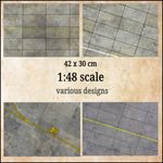 1:48 Concrete Airfield Display Bases various designs 42x30 cm - A3 3mm PVC PCV