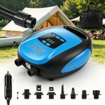 12V Electric SUP Air Pump 20PSI Max Digital LCD for Paddle Board Inflatable Boat
