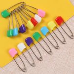 10X Large Baby Nappy Safety Pins Dress Clothing Nappy Hold Clip Tool 40-55mm