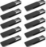 10 Pcs Slide Top Rectangular Metal Tin Containers Pills, Beads, Jewellry