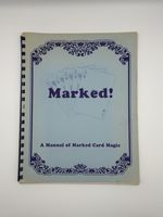 Vintage 1984 Marked! Card Magic Manual Ted Lesley Lecture Notes Spiral Book Rare