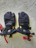 Hestra kids All Mountain CZone 3-Finger age 8-9 ski gloves with retainers