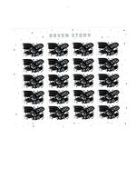 Scott # 5602, Raven Story - Pane of 20 Forever Stamps- 2021- MNH