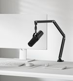 KU XIU Fold Mount Microphone Suspension Boom Scissor Arm Stand For Shure SM7B