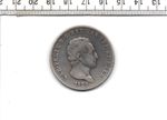 1829 SARDIIA ITALY GENUINE 90.0% SILVER FIVE LIRE (MS-186)