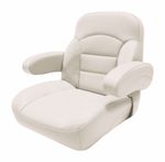 Premium Quality Captain's Chair for Yachts & Caravans, Ivory Colour, Marine Boat