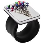 Magnetic Wrist Snap Sewing Pin Cushion Pins Holder Silicone Strap Bracelet