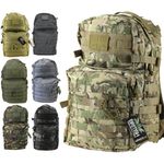 ARMY 40 LITRE RUCKSACK 7 COLOURS MOLLE TACTICAL DAYSACK BAG MILITARY CADET