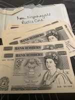 THE CLASH BANK ROBBER Original  promo ad 