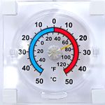 GARDEN WINDOW THERMOMETER INDOOR OUTDOOR  GREENHOUSE CONSERVATORY UK STOCK