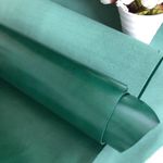 1.0mm Thickness Dark Green Smooth 100% Real Cowhide Leather Sheets Multiple Size
