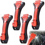 4 Pack Car Window Breaker Emergency Hammer Car Escape Tool Glass Breaker