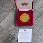 Tower of London Millennium Commemorative Medallion 2000 Gold British