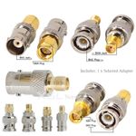 SMA to BNC Aerial CCTV DAB Radio Antenna Port Socket Connector Converter Adapter