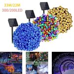 LED Solar Power Fairy String Lights Outdoor Garden Party Xmas 8 Modes