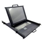 KDR KDR-11701-UK-BLK 1U rack mount 17" LCD console