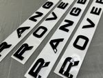 RANGE ROVER BONNET BOOT LETTERING VOGUE VELAR EVOQUE SPORT NEXT DAY X2 - PAIR