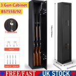3 Gun Cabinet Rifle Safe 7-Lever Locks Rifle Firearm BS7558/92 Police Approved