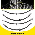 4x Brake Hoses Front&Rear For Mini R50 R53 Hatchback 34306755398 34306760221 UK
