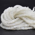 Rainbow Moonstone Square Disc Beads - 6mm x 2mm - 10.5" ,for Jewellery Making