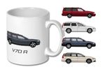 MUG - VOLVO V70  (Various Models) - Double Sided Car Art Coffee Cup Tea