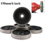 150mm 6" Diamond Grinding Wheel Electroplated Grinder Disc For Metal 150#-2000#