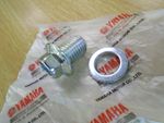 Yamaha X-Max Tricity N-Max Genuine Oil Drain Bolt and Washer Set NEW 9034012816