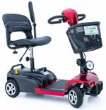 Super Lightweight Folding Boot Electric Mobility Scooter USB Port LED Light