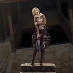 Attack on Titan Levi Ackerman & Annie Titan GK Figure Model Statue Collectible