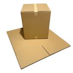 BRAND NEW SINGLE & DOUBLE WALL CARDBOARD POSTAL BOXES - MADE FROM RECYCLED PAPER