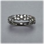 1.00 Ct Lab Grown Diamond Engagement Ring 14K White Gold Solitaire Size 6, 7, 8