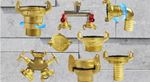 Solid Brass Geka Style Claw Hose Fittings - Professional Quality in All Sizes!