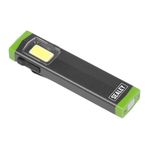 Sealey LED500SB Micro / Mini 3W COB-LED Aluminium Rechargeable Inspection Torch 