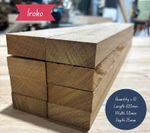 Planed Iroko Hardwood Offcuts - Craft Wood, Turning & Joinery Timber, Lot B11