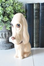 Vintage Sylvac Dog Sad Sam Basset Hound Dog 2951 Ceramic Figurine Ornament