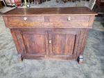 Antique oak small chiffonier sideboard drawers cupboard