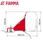 FIAMMA F45 AWNING BRACKET DUCATO RELAY BOXER VAN AFTER 2006 HIGH ROOF CAMPERVAN