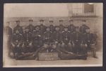 Postcard Soldiers Group Parlor 45 War Year 1915 II Recruits Regiment No.3