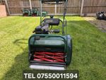 Atco Balmoral 17S 17" Petrol Cylinder Lawnmower Serviced New Bottom Plate