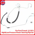 High & Low Pressure Power Steering Pipe Set For Ford Transit Custom 2.2 1722808