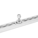 ˇ1 Pair L Track Double Lug Threaded Stud Nut Fitting Tie Down Carbon Steel For