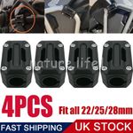 4x 22/25/28mm Crash Bar Bumper Block Protector For BMW Ducati Triumph Benelli