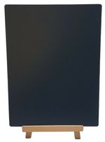 A3 - chalkboard - blackboard + wooden easel 24cm high x 18cm wide + Pen (SS)