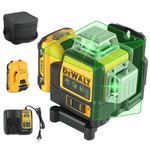DeWalt DW089LG 12V Green Line 3 x 360 Laser Level Laser Tool 1 battery + charger