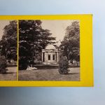 Kew Gardens Stereoview C1870 Real Photo London Suburbs Crinoline Ladies At Folly