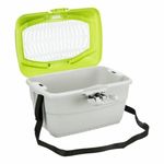 Trixie Transport Box Mini Capri Small Animal Pet 40 x 22 x 30cm Light Grey/Green