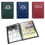 COIN ALBUM for 120 coins perfect for 50p £1 £2 COINS FOLDER BOOK COLLECTOR Black