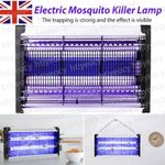 60W LED Bug Zapper Electric Insect Fly Killer Mosquito Pest Trap UV Indoor Lamp